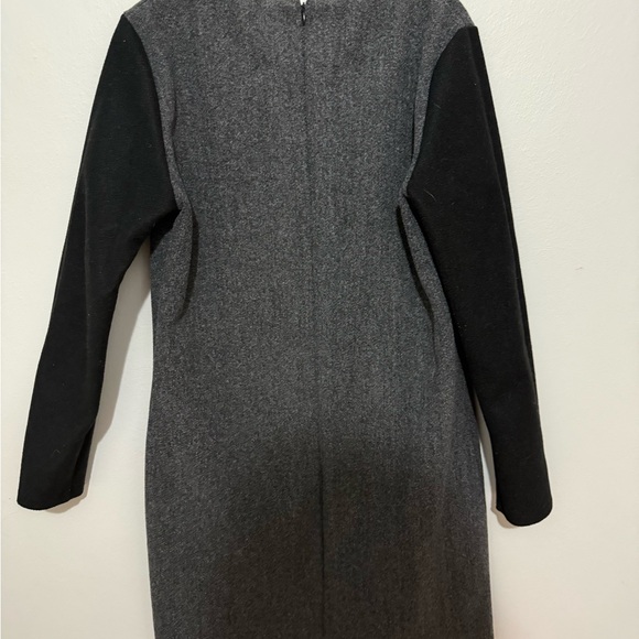 Gray & Black Cat Pocket Tunic Dress - Picture 2 of 6